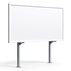 Obraz premium Outdoor event planning whiteboard city park blank canvas daylight creative space