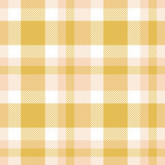 Modern Pastel Light Peach Seamless Tartan Textile Design Variant 2322