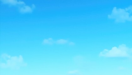 A breathtaking blue sky filled with soft clouds