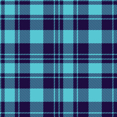 Modern Seamless Tartan in Iridescent Bright Light Blue tones Textile Design