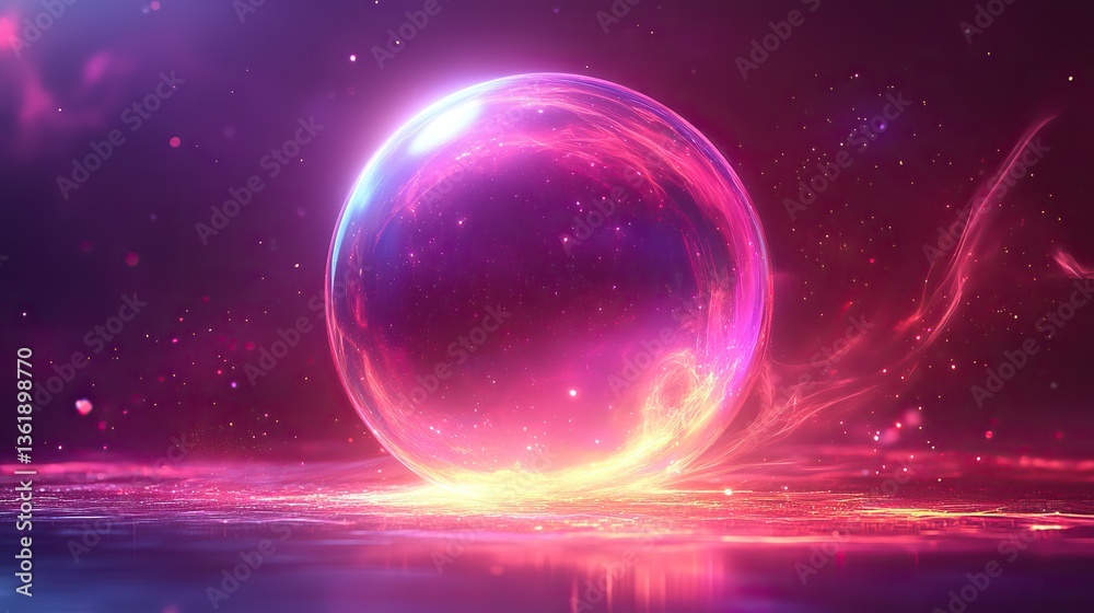 Canvas Prints abstract sphere background