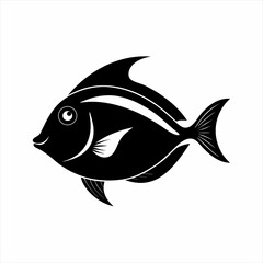 Dory fish Silhouette