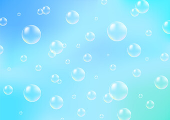 シャボン玉の背景