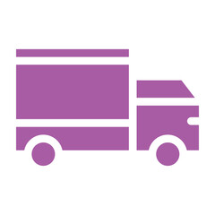 Delivery Truck Vector Icon Design Illustration