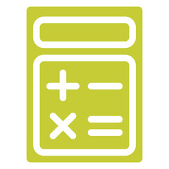 Fototapeta premium Calculator Vector Icon Design Illustration