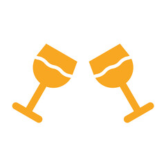 Wine glass Vector Icon Design Illustration