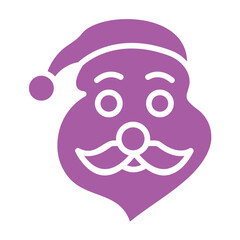Santa claus Vector Icon Design Illustration