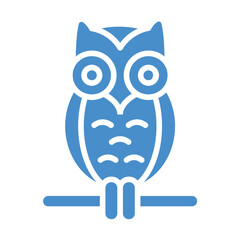 Owl Vector Icon Design Illustration