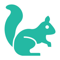 Squirrel Vector Icon Design Illustration
