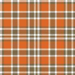 Modern Dark White Seamless Tartan Textile Design Variant 2425