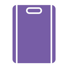 Cutting Board Vector Icon Design Illustration