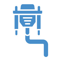Vga Cable Vector Icon Design Illustration