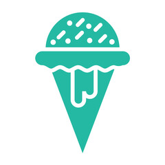 Ice Cream Vector Icon Design Illustration