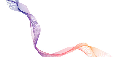 Creative wave line white background flowing lines in modern abstract artistic expression, abstract background with purple and pink wave vector illustration, Soft abstract blue gradient background.
