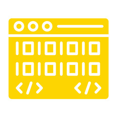 Coding Vector Icon Design Illustration