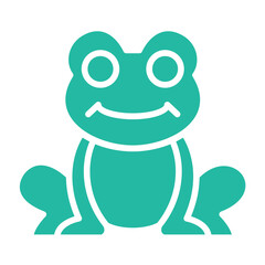 Frog Vector Icon Design Illustration