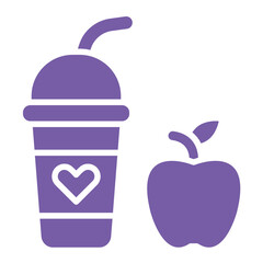 Milkshake Vector Icon Design Illustration