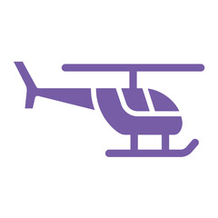 Helicopter Vector Icon Design Illustration