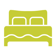 Bed Vector Icon Design Illustration