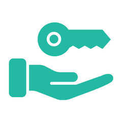 Fototapeta premium Key Vector Icon Design Illustration