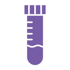 Test tube Vector Icon Design Illustration