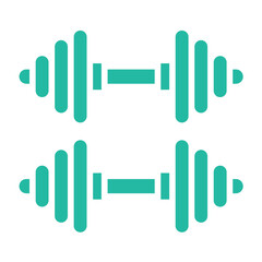 Dumbbells Vector Icon Design Illustration