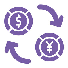 Foreign exchange Vector Icon Design Illustration