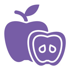 Apple Vector Icon Design Illustration