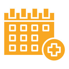 Obraz premium Calendar Vector Icon Design Illustration