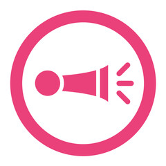 Horn Vector Icon Design Illustration