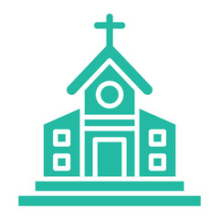Church Vector Icon Design Illustration