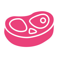 Steak Vector Icon Design Illustration
