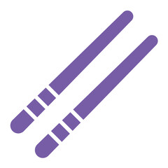 Chopsticks Vector Icon Design Illustration