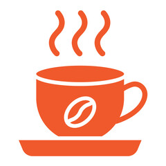 Hot Coffee Vector Icon Design Illustration
