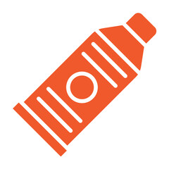 Paint Tube Vector Icon Design Illustration