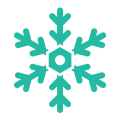 Obraz premium Snowflake Vector Icon Design Illustration