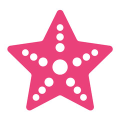 Obraz premium Starfish Vector Icon Design Illustration