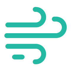 Wind Vector Icon Design Illustration