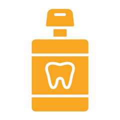 Mouthwash Vector Icon Design Illustration
