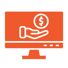 Debt Vector Icon Design Illustration