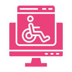 Accessability Vector Icon Design Illustration