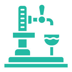 Beer Tap Vector Icon Design Illustration