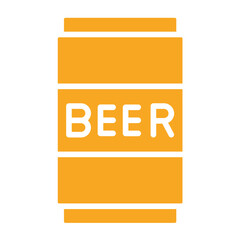 Beer Can Vector Icon Design Illustration