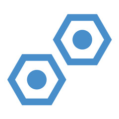 Nuts Vector Icon Design Illustration