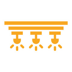 Spotlights Vector Icon Design Illustration