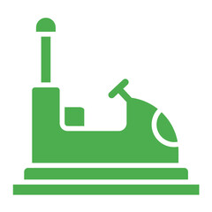 Bumper Car Vector Icon Design Illustration
