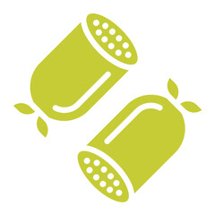 Salami Vector Icon Design Illustration