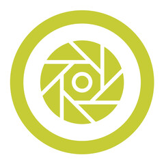 Diafragma Vector Icon Design Illustration