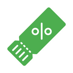 Retail Coupon Vector Icon Design Illustration