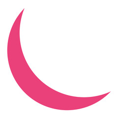 Moon Vector Icon Design Illustration
